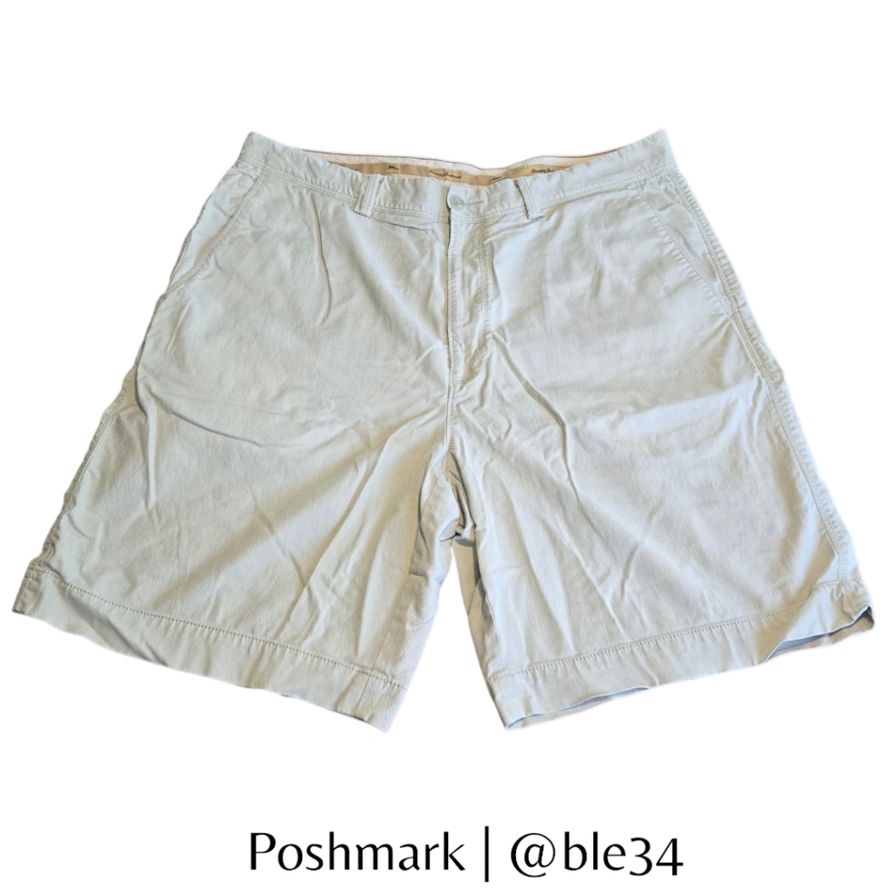 Tommy Bahama Men's Khaki Tan Beige Chino Shorts Size 36